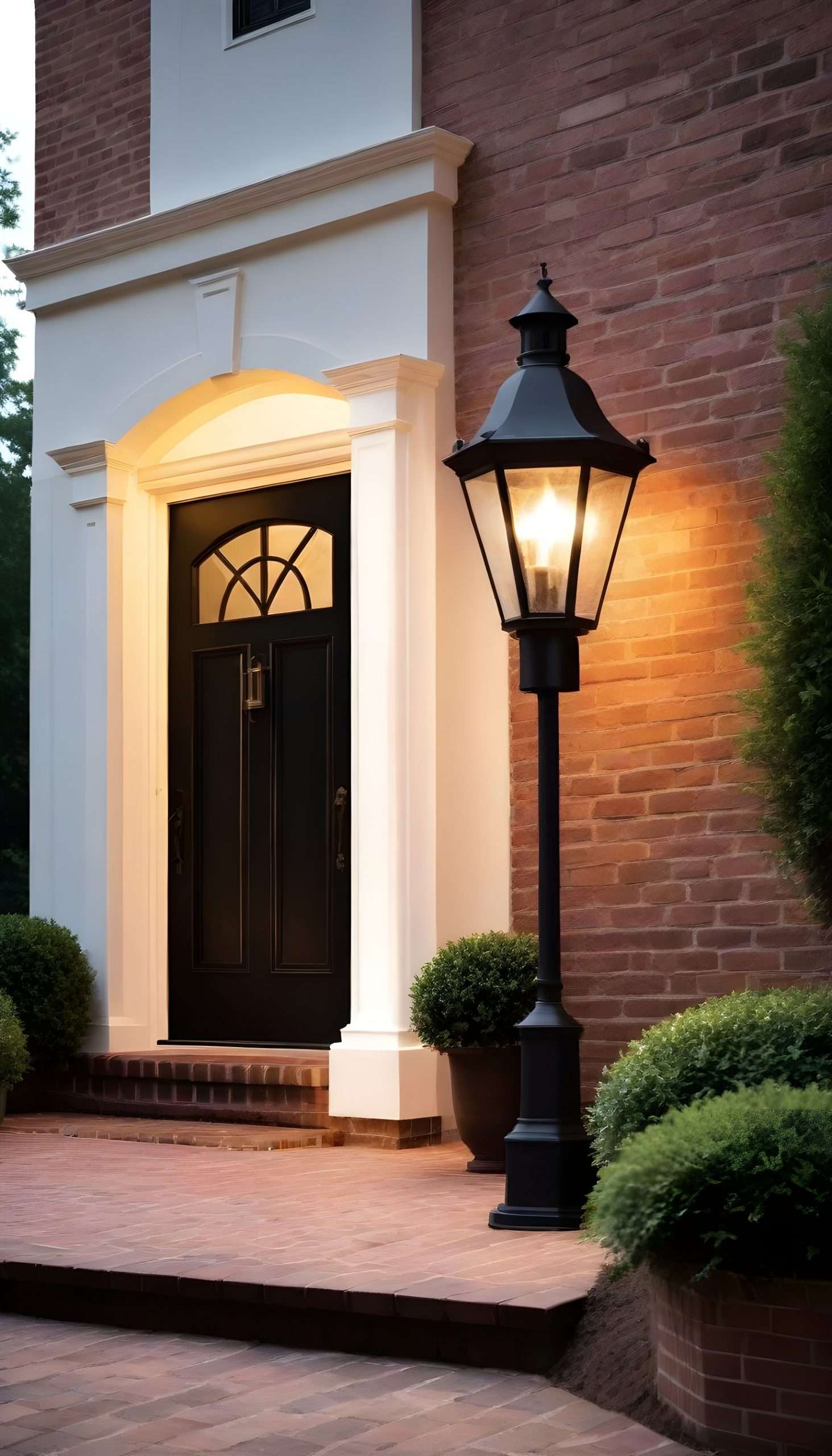 Carriage-Lantern-and-Brick-Entry
