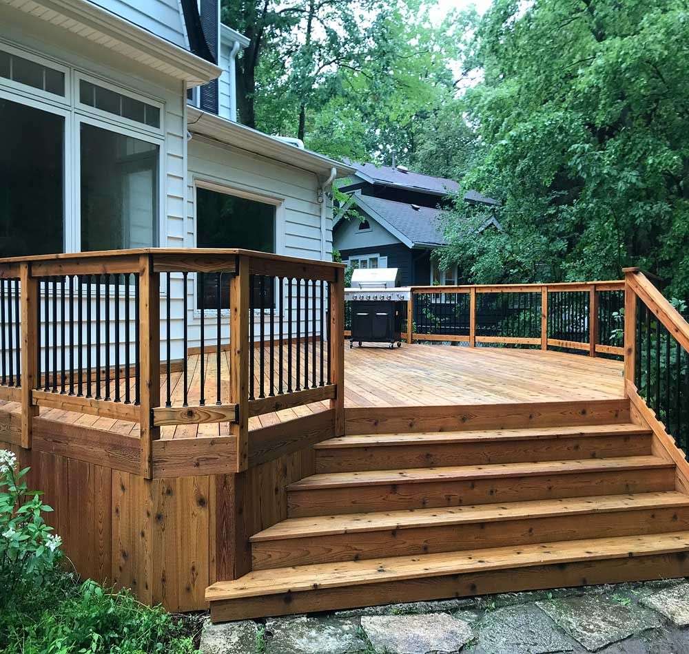 Home color matching deck stain colo