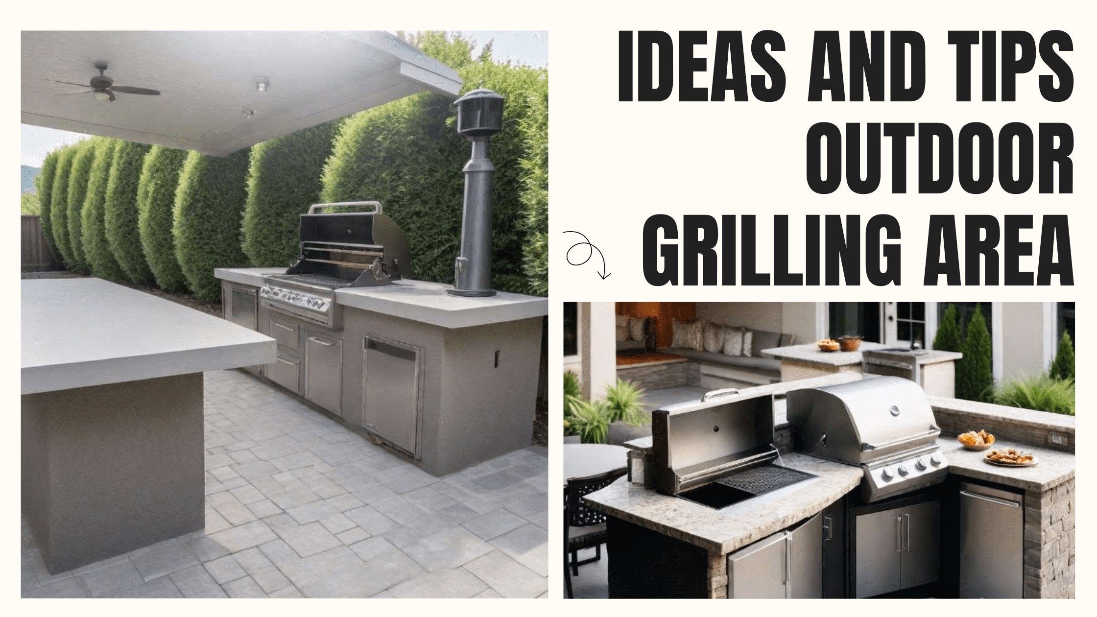 Ideas and Tips Outdoor Grilling Area