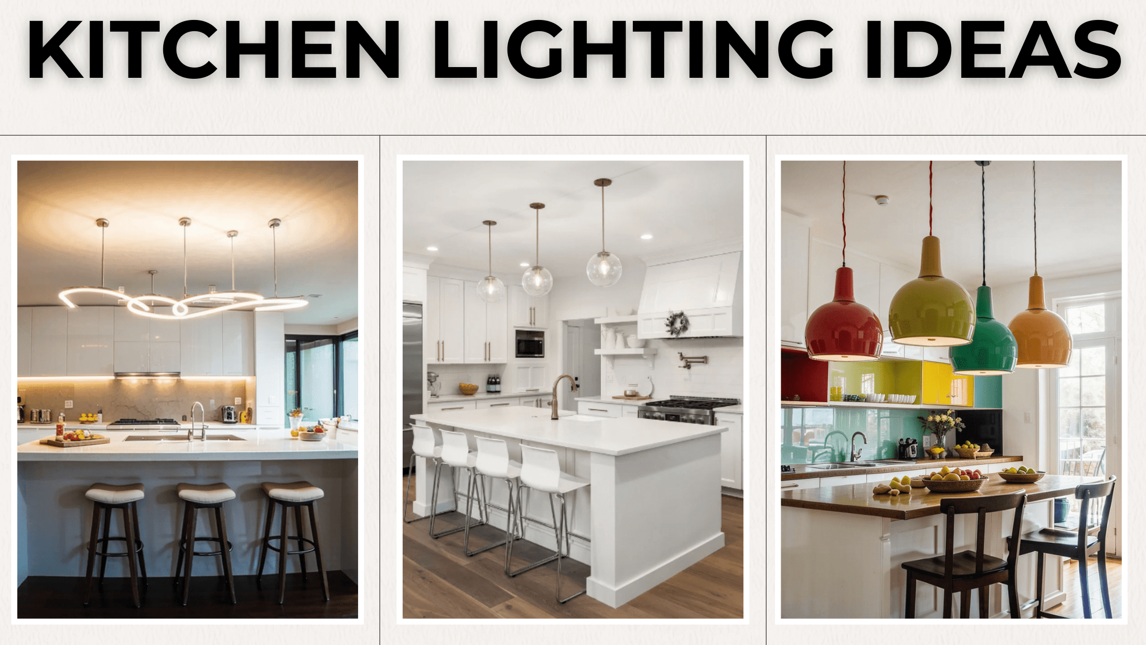 Kitchen lighting ideas