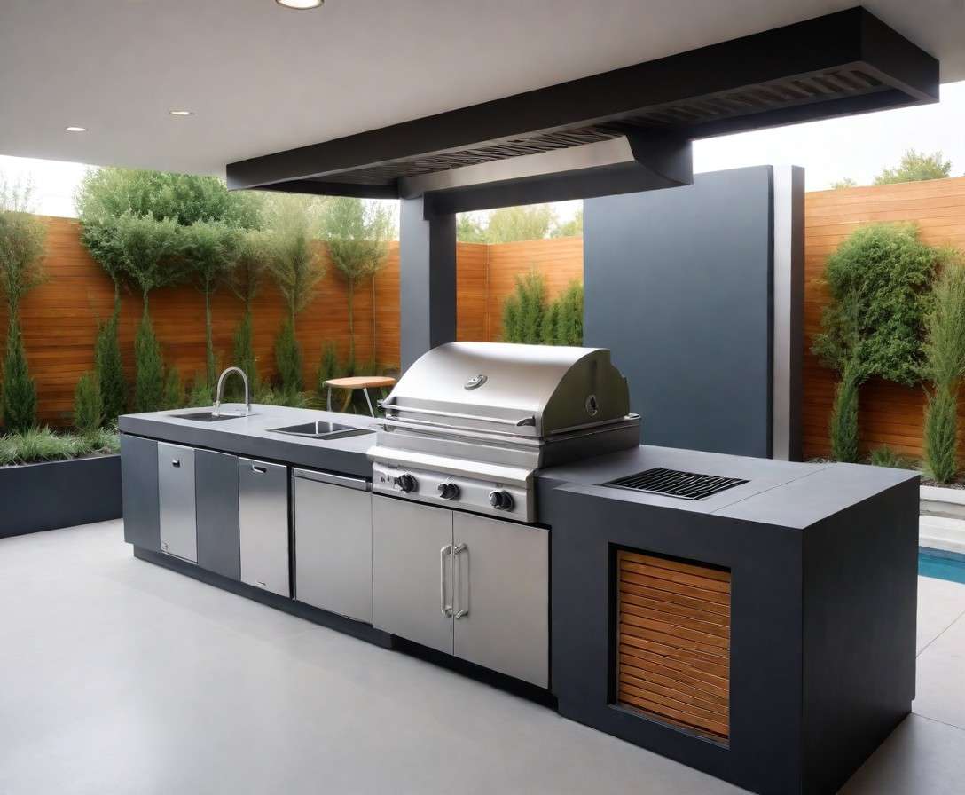 Modern Material Grilling station