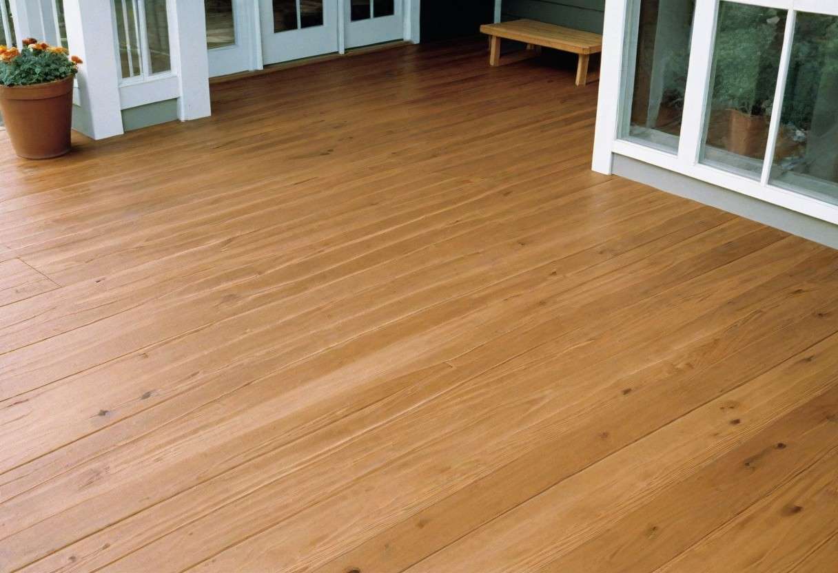 Natural Honey deck stain