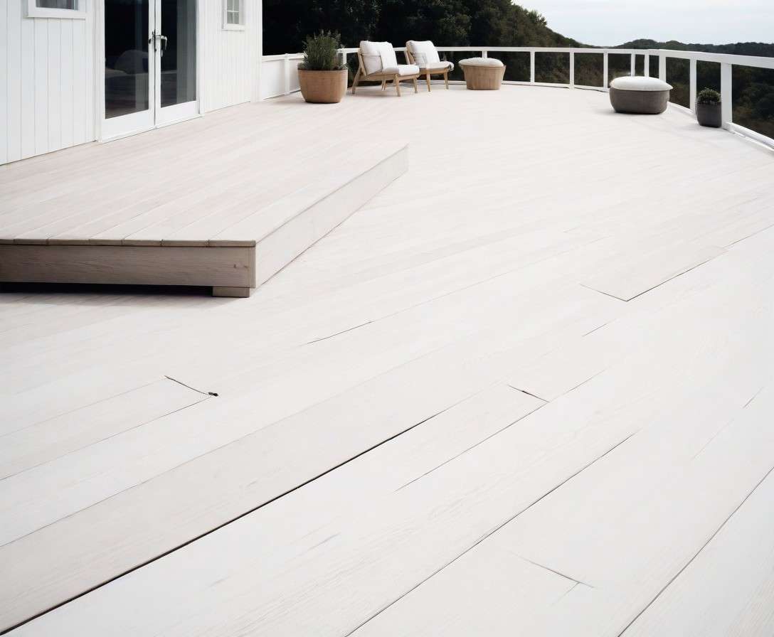 Natural white deck