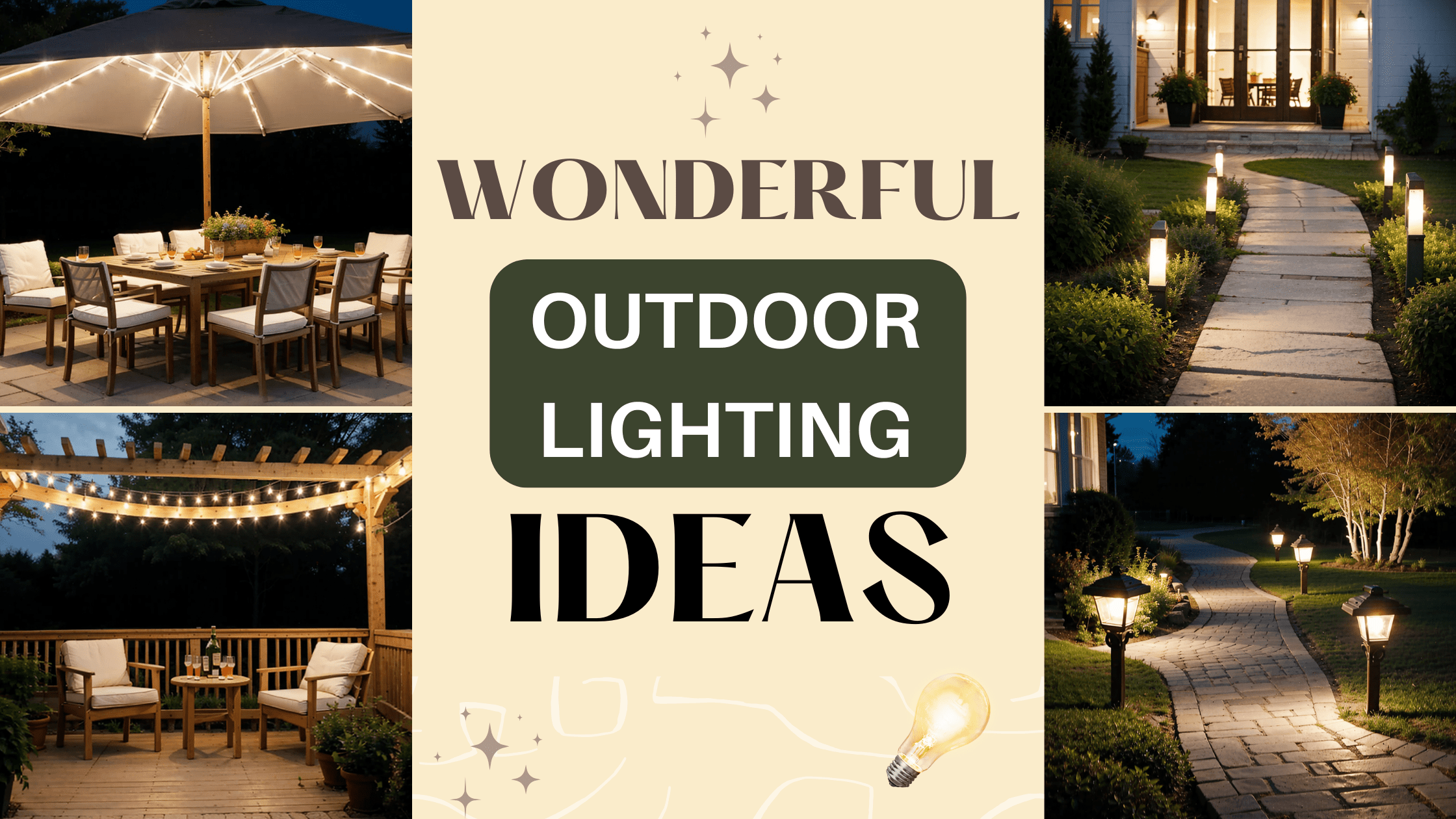 Outdoor lightning ideas