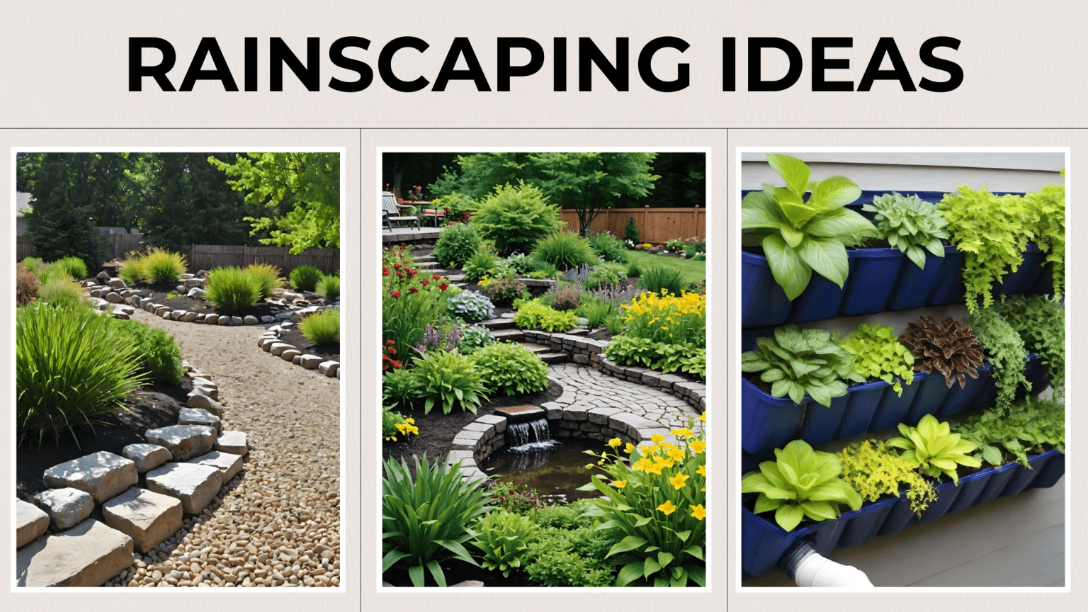 Top 11 Rainscaping Ideas for Sustainable Home Gardens