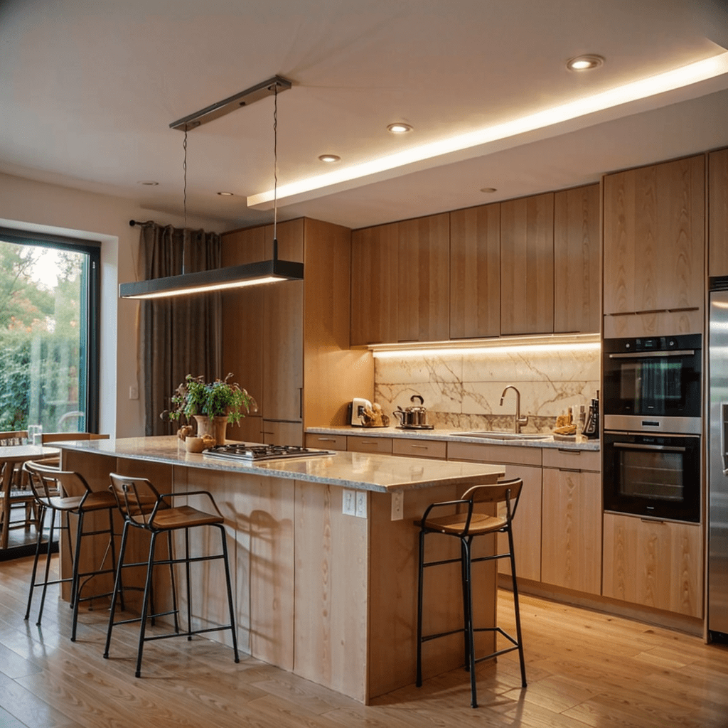 xRecessed Lighting kitchen design
