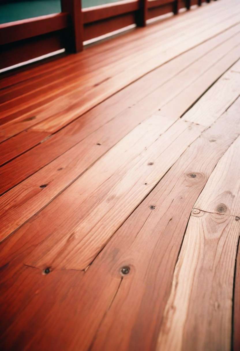 Redwood deck stain
