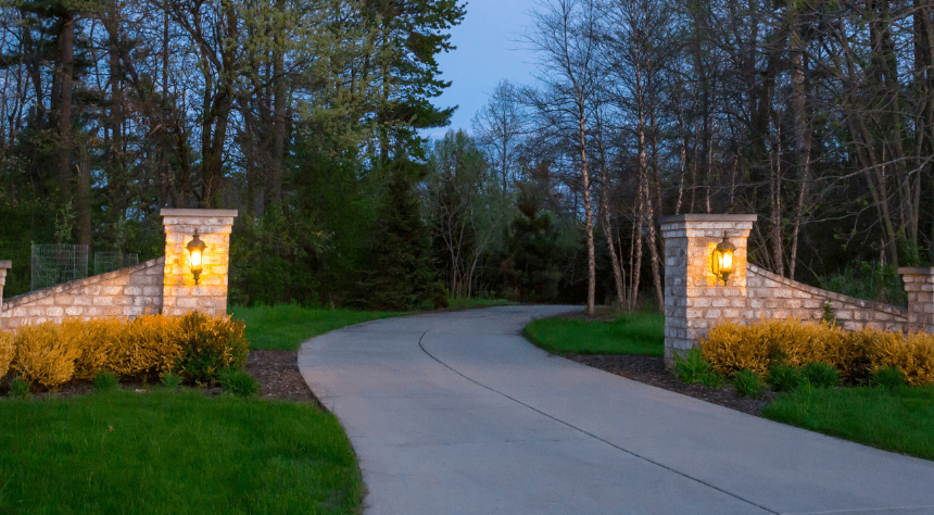 pathway light driveway