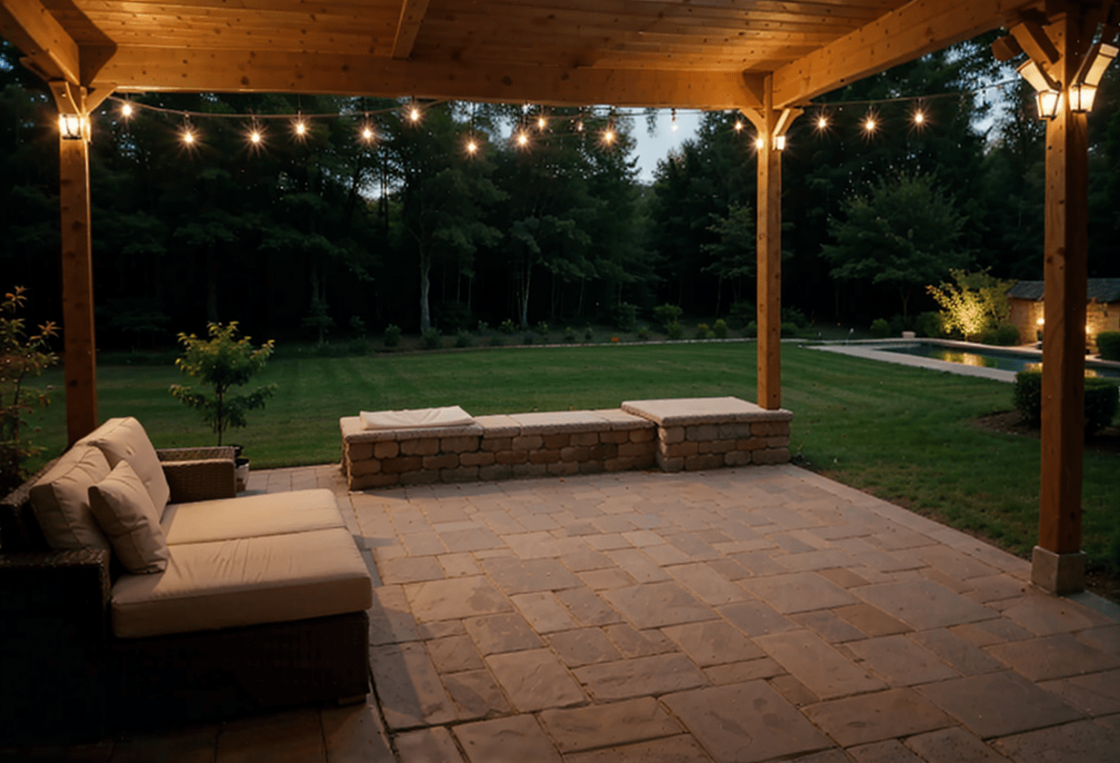 accent lightning patio outdoor