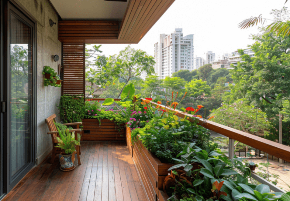 balcony garden eco friendly