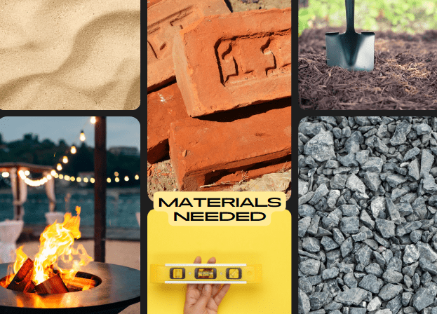 materials needed fire pit