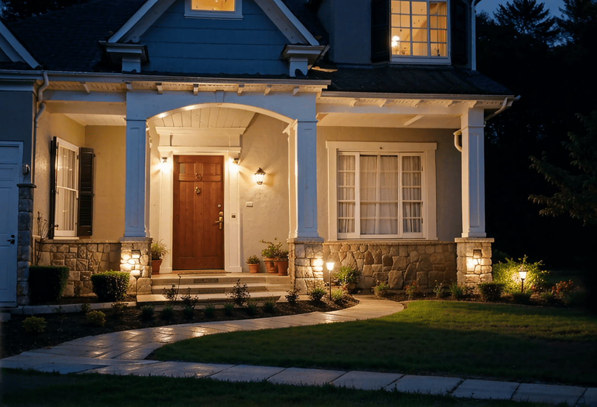 smart lightning outdoor home system