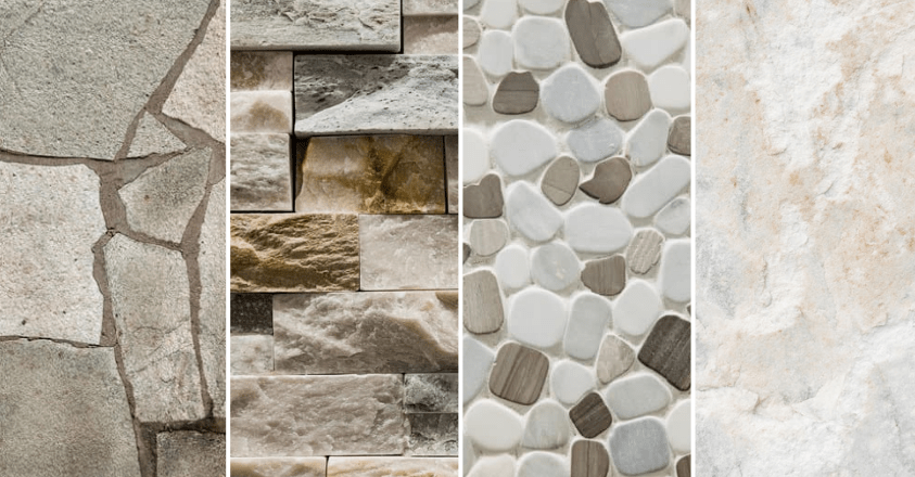 stone bathroom tile flooring