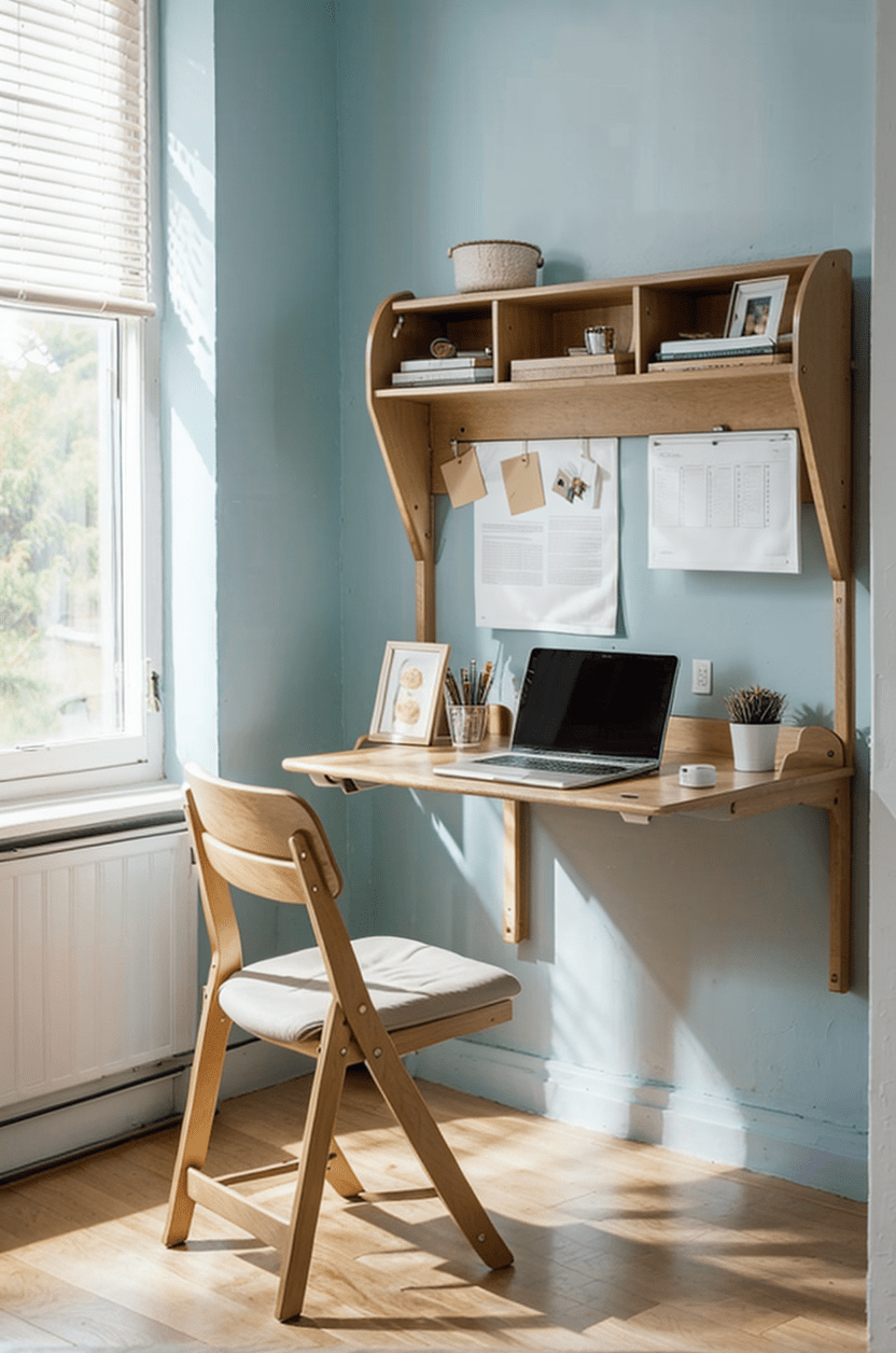 Fold-Down Desk small bedroom tip