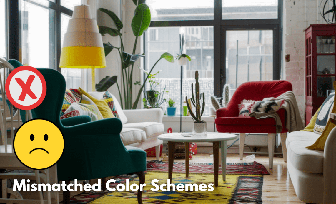 Mismatched Color Schemes