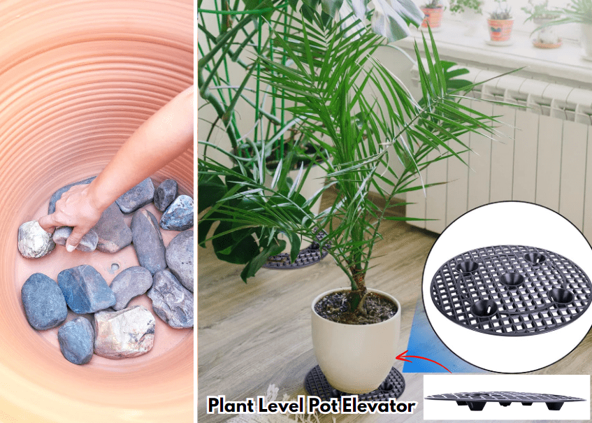 Plant Level Pot Elevator with good drainage for a plant