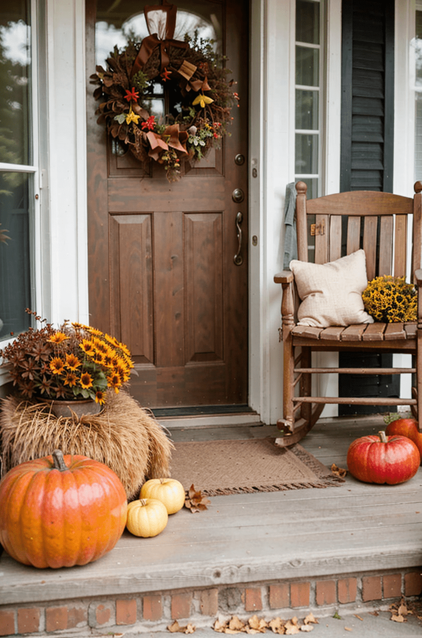 Seasonal Decorations front porch