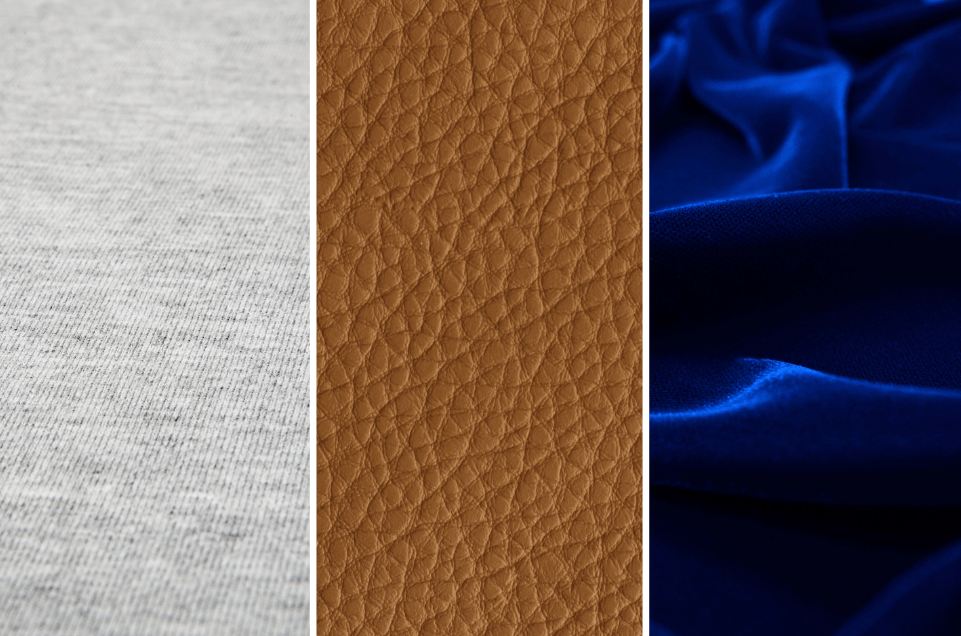 Synthetic Fibres, leather, dark