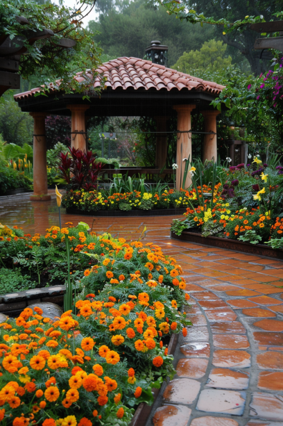 bold colors garden