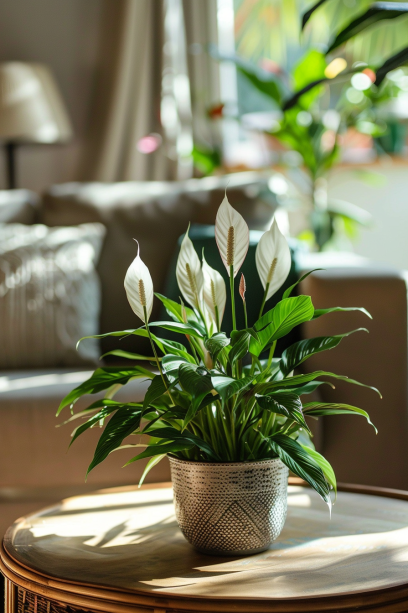 coffee tables peace lily plant low light