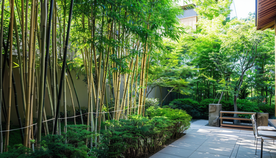 japanese bamboo garden design