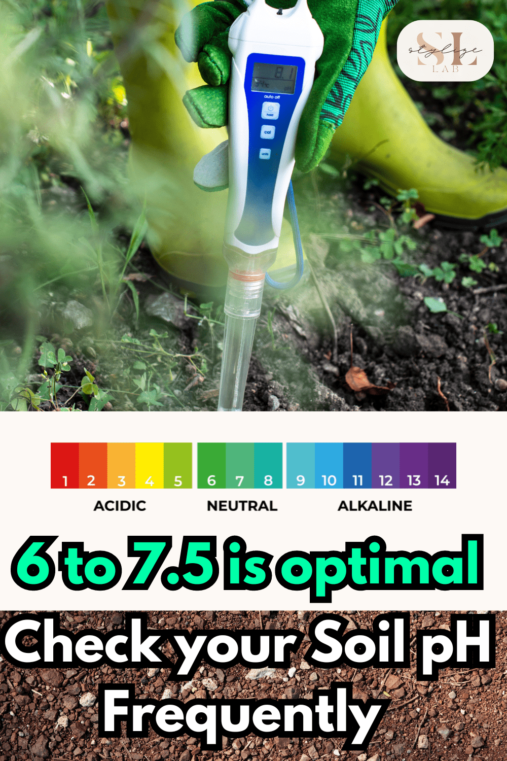 Check your Soil pH Frequently , 6 to 7.5 is optimal pH soil