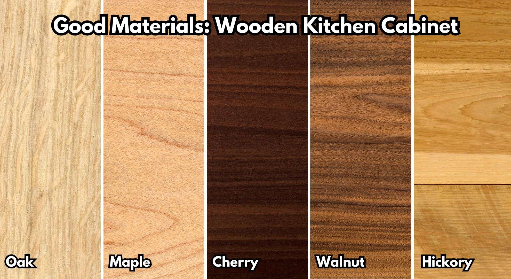 Good Materials Wooden Kitchen Cabinet