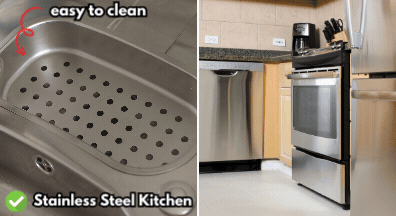 Stainless Steel Appliances easy to clean