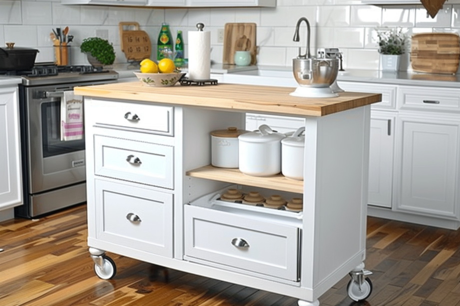 kitchen island cart mobile