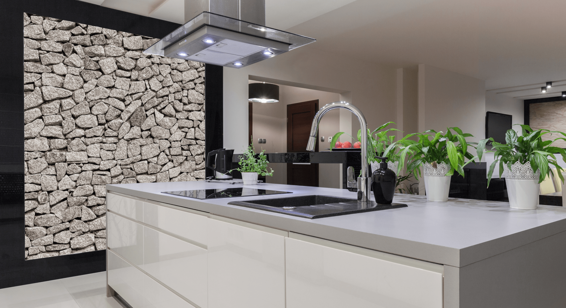 kitchen island with sink