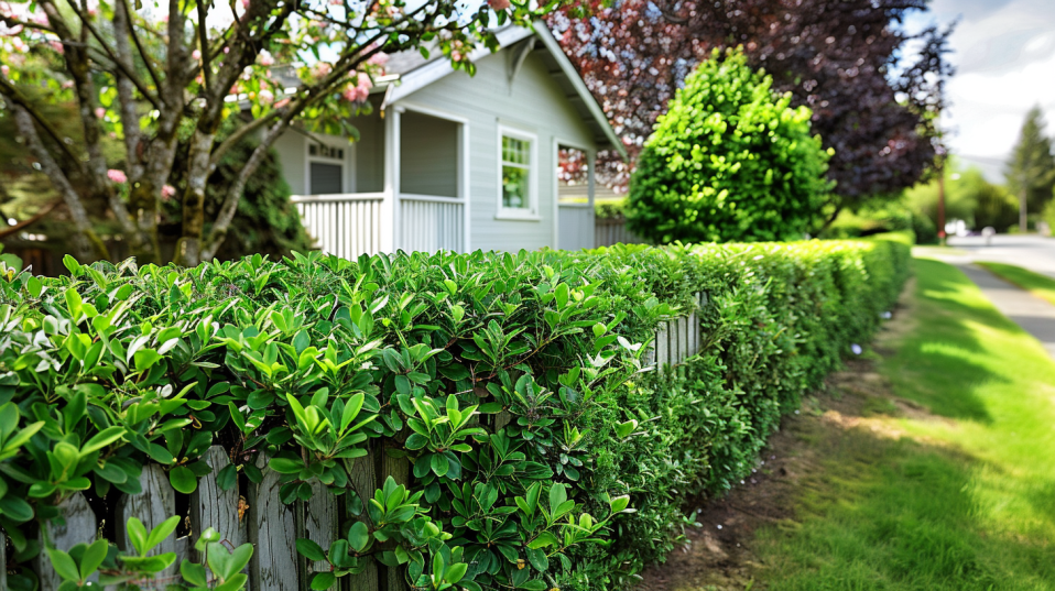 low Living Walls shrubs privacy fence