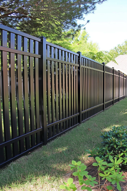 metal privacy fence less privacy