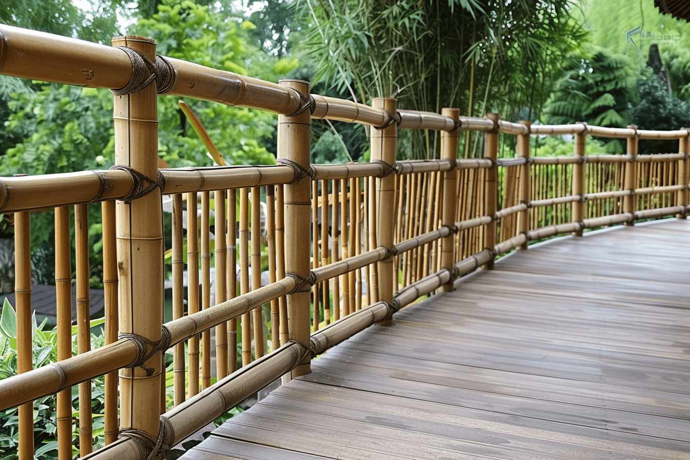 Bamboo Deck Railing design