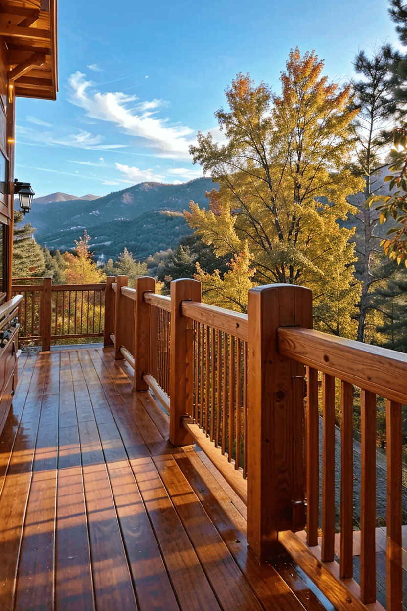 Deck Railing Redwood Material