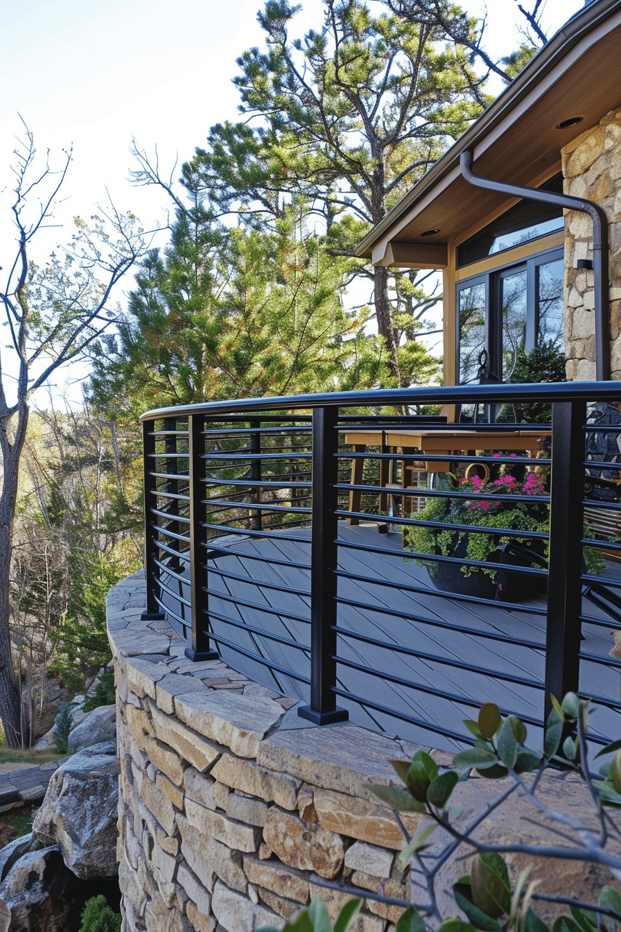 Deck Railing Steel Metal Material