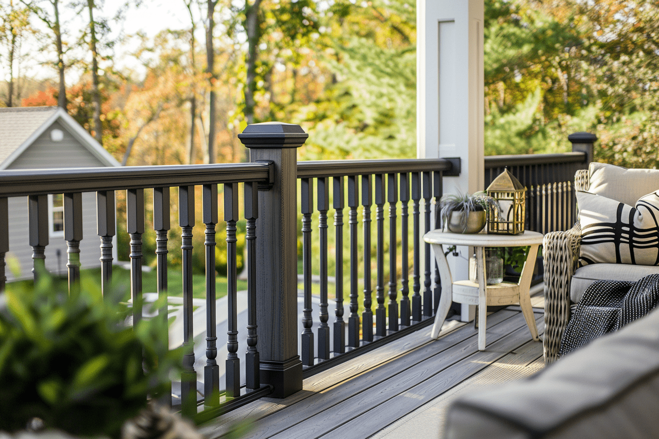 Farmhouse-Inspired Railing metal accents