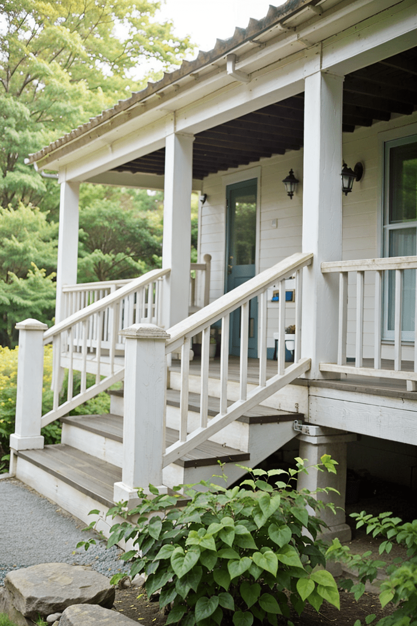 Farmhouse Wood Railing style countryside.