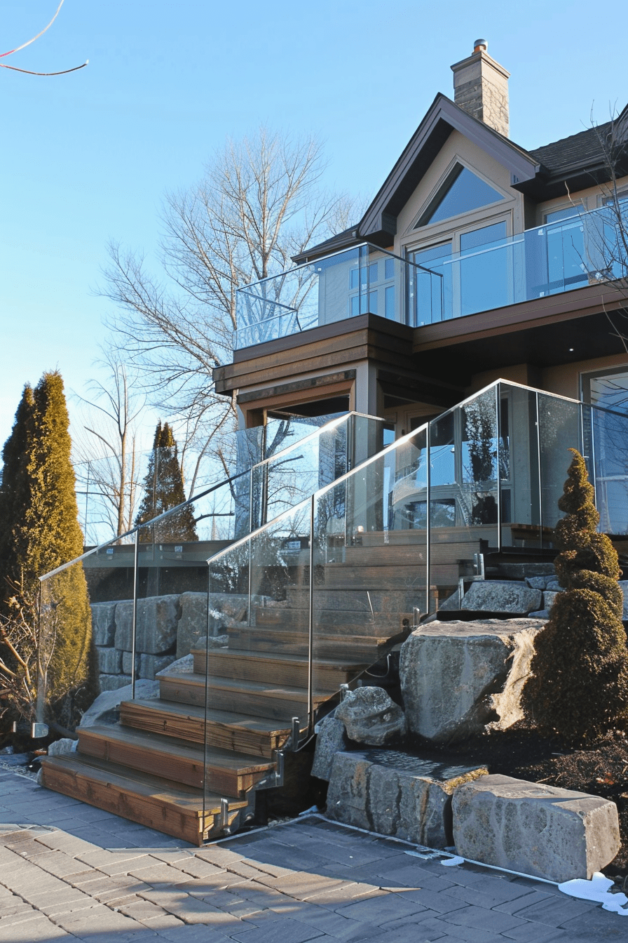 Frameless Glass Deck Railing