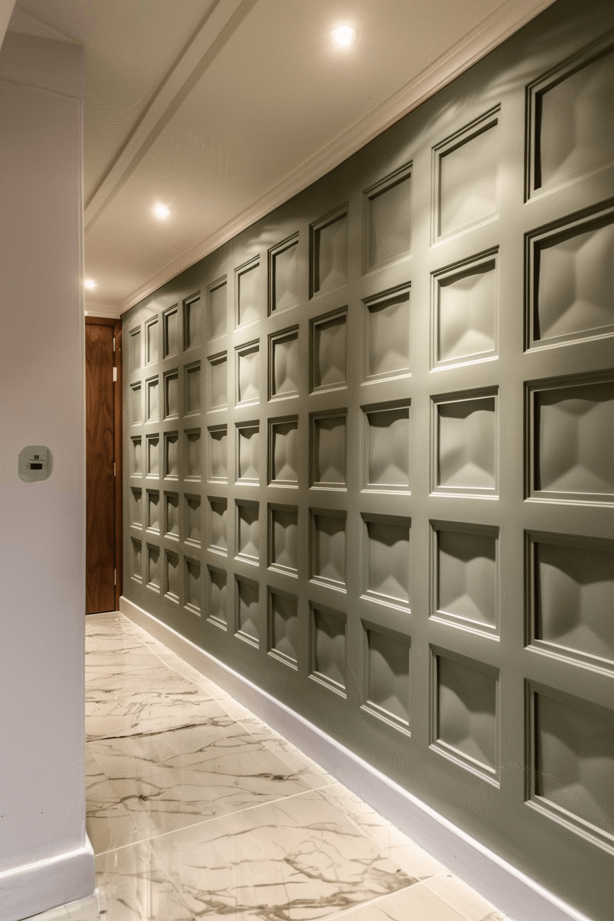 PVC wall paneling