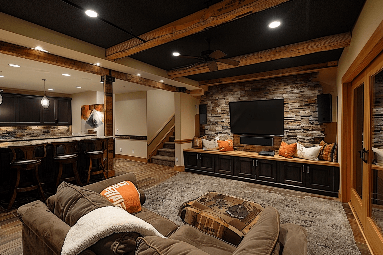 Rustic Basement