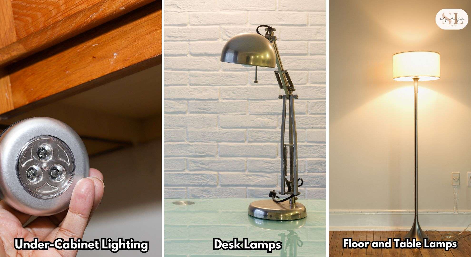 Task Lighting, Under-Cabinet Lighting, Desk Lamps, Floor and Table Lamps