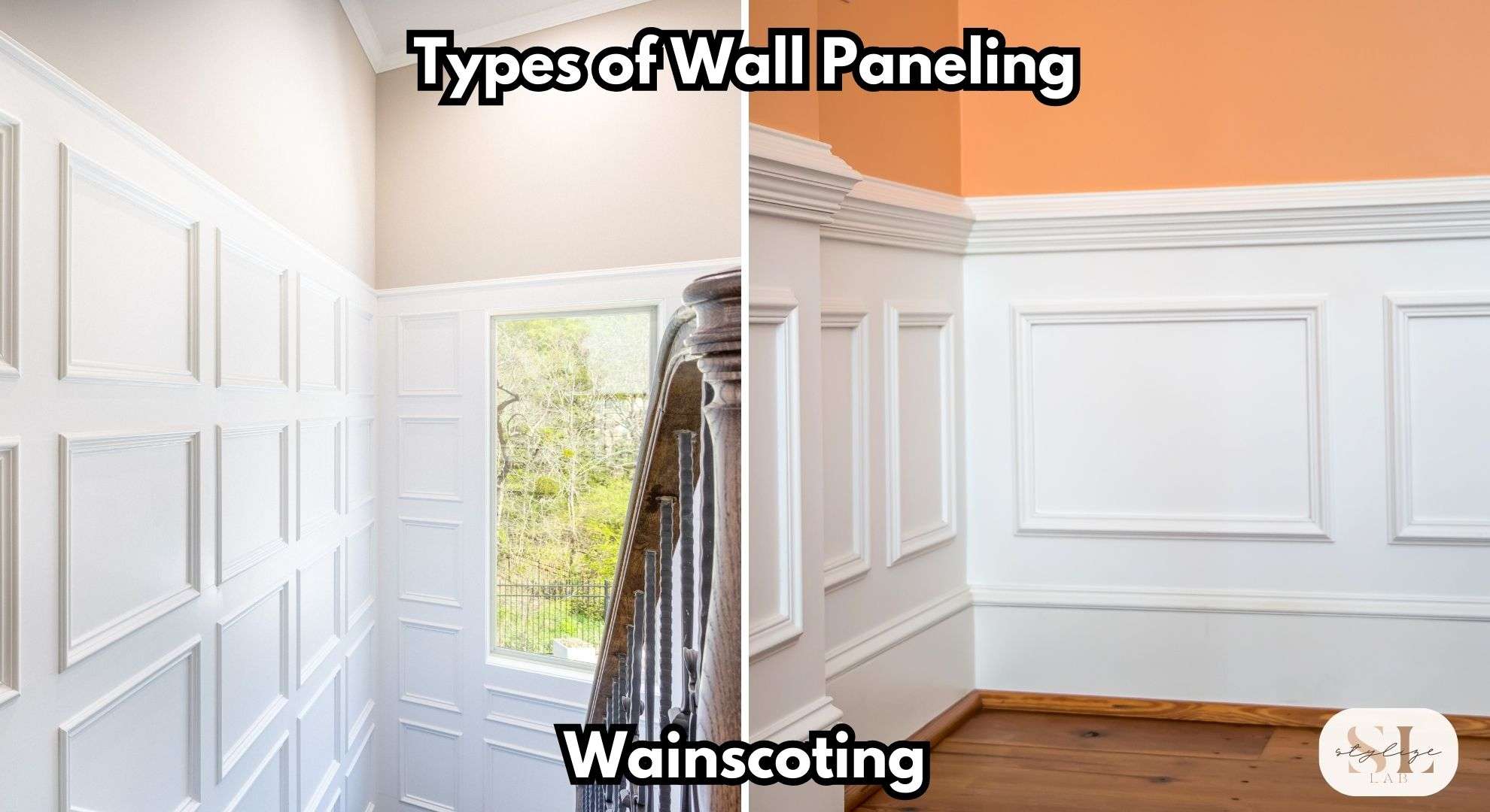 Types of Wall Paneling Wainscoting design