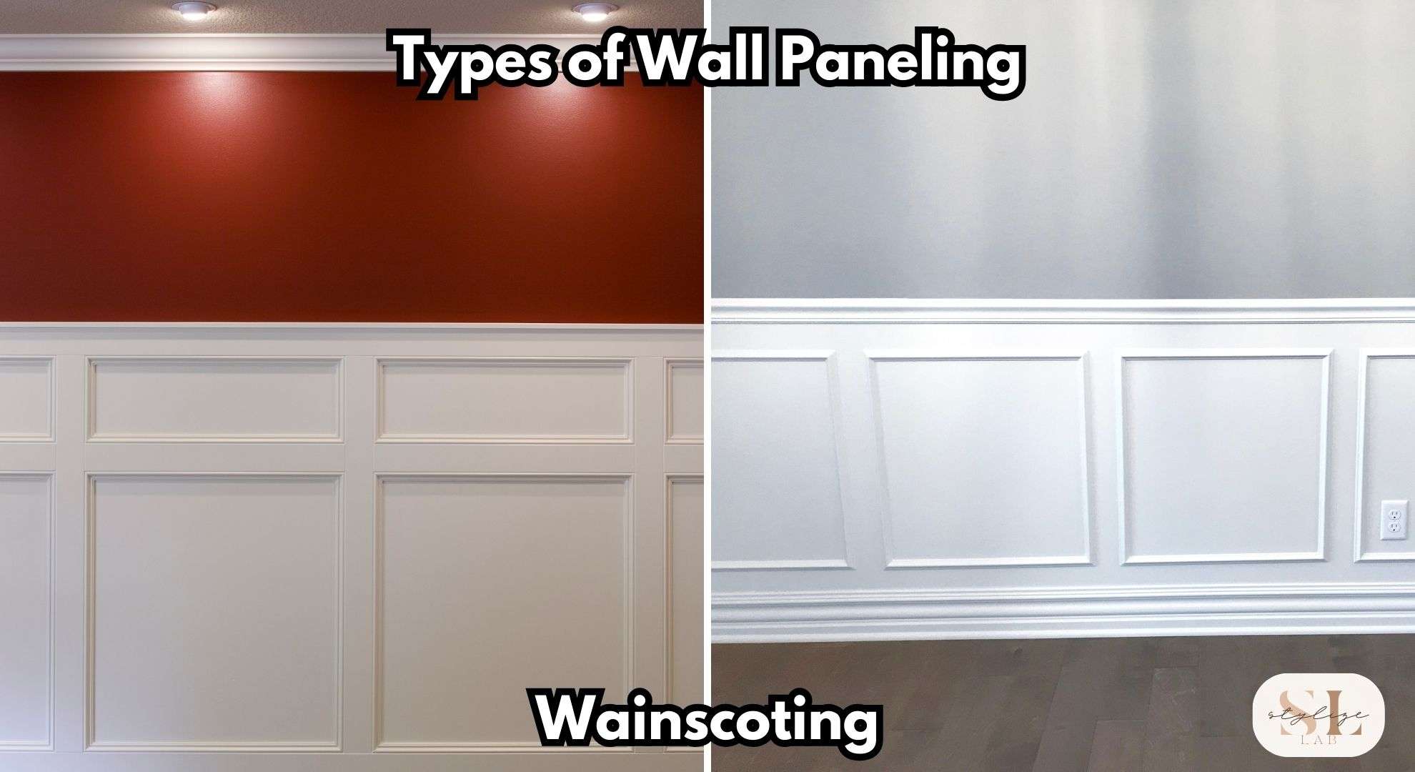 Types of Wall Paneling Wainscoting style