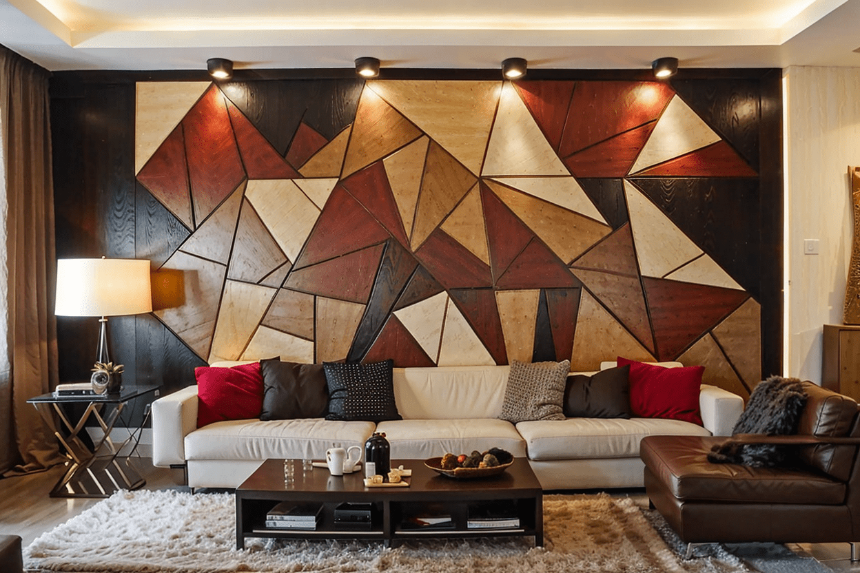 art wall panel geometric design