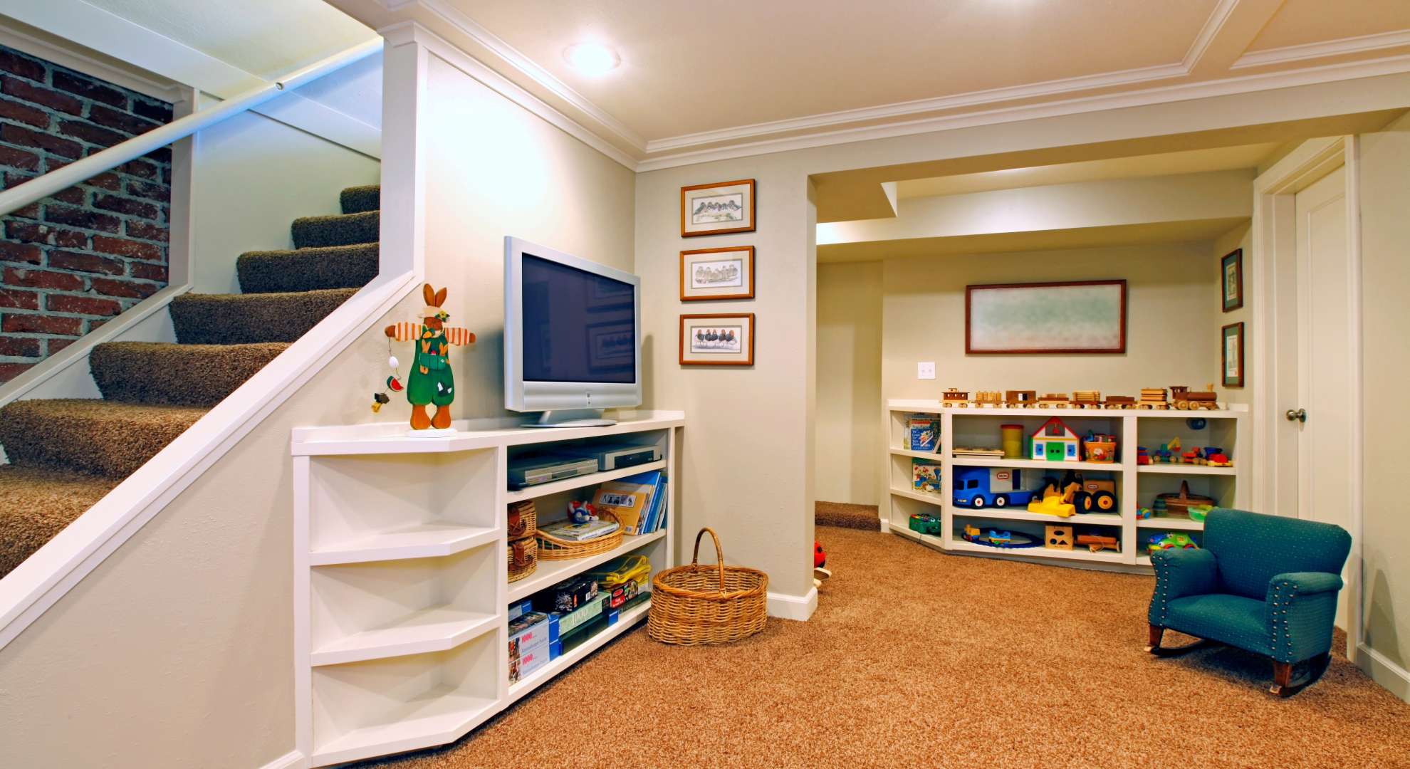 basement kids area play room