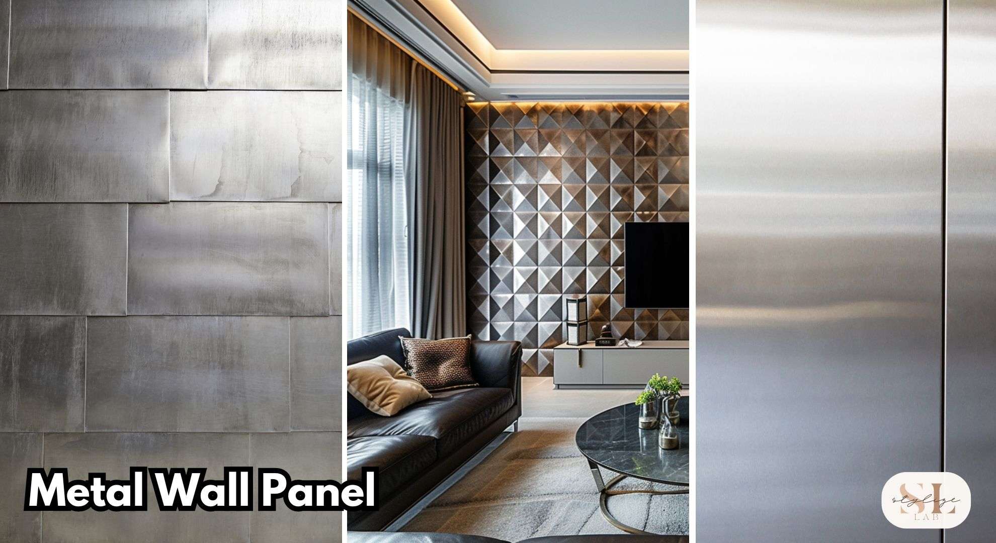 metal wall paneling, steel, aluminum and tin