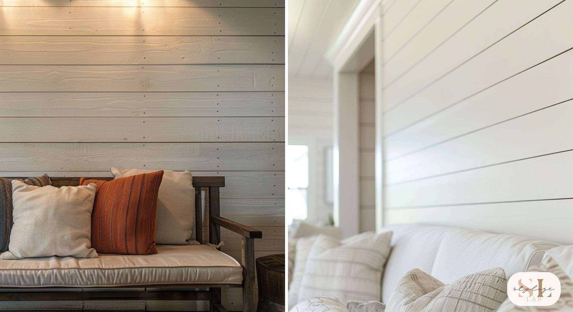 zoom , close up Classic Shiplap Wall Panels